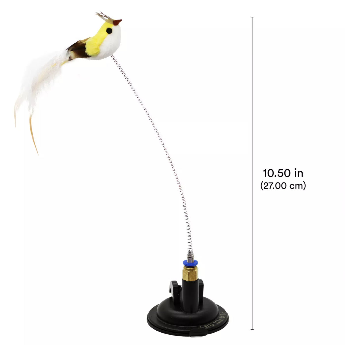 Playology Suction Cup Spring Bird Cat Toy